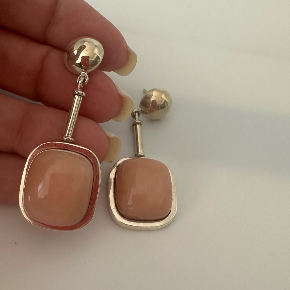 Brand New Ilaria Peru 925 silver dangling earrings, hand crafted